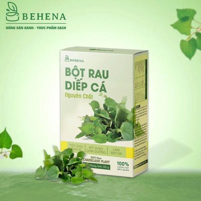 Hình ảnh bột diếp cá Behena - Màu xanh tự nhiên, mịn màng