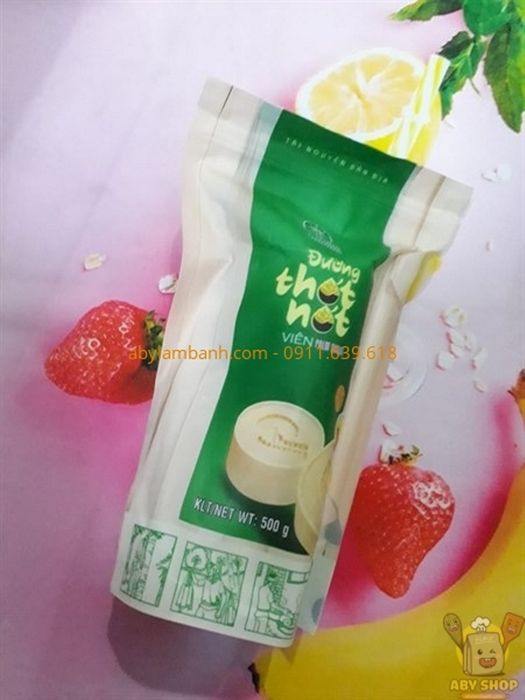 Hình ảnh chi tiết đường thốt nốt viên Thảo Hương - Màu ngà vàng tự nhiên
