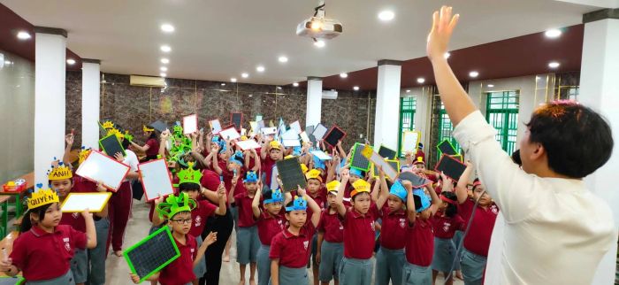 Lớp học hiện đại tại Trường Nguyễn Tri Phương