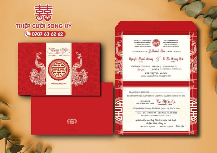 Những mẫu thiệp cưới ấn tượng tại Song Hỷ Quảng Ngãi - Ảnh 2