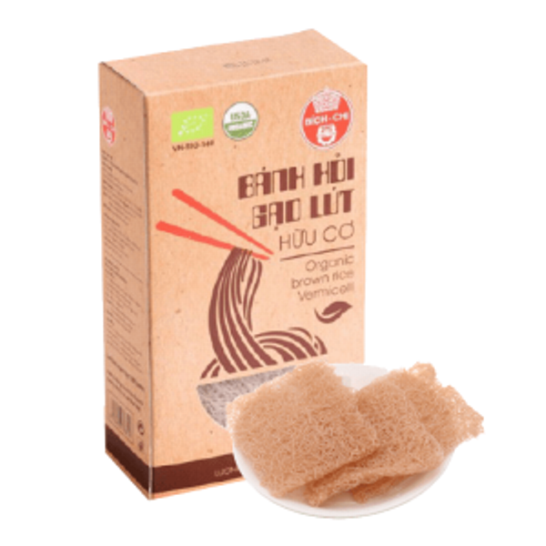 Hình ảnh bún gạo hữu cơ Bích Chi - sản phẩm đạt chuẩn hữu cơ quốc tế