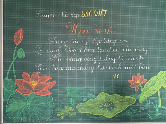 Hình ảnh Luyện Chữ Đẹp Sao Việt - 1