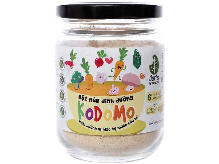 Bột nêm dinh dưỡng Kodomo Jan's ảnh 2 - Góc nhìn cận cảnh về sản phẩm dinh dưỡng được các mẹ tin dùng.