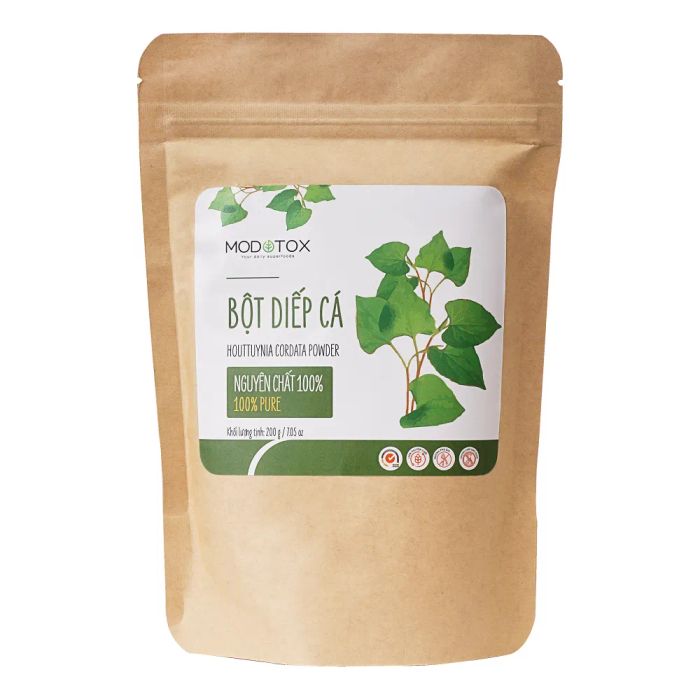 Hình ảnh bột diếp cá Modotox - Màu xanh ngọc tự nhiên, mịn màng