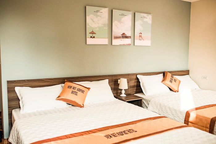 Phòng nghỉ sang trọng tại New Sky Airport Hotel