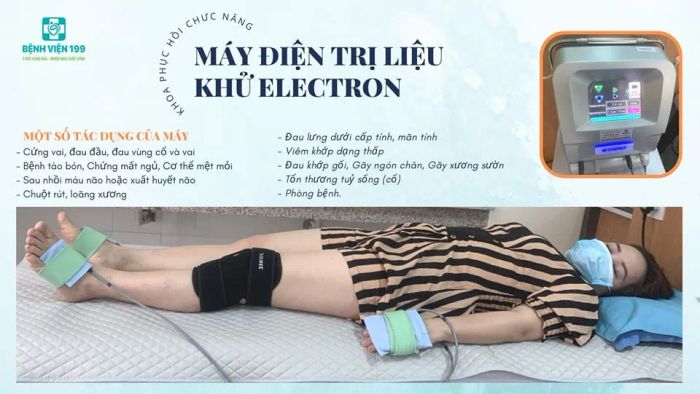 Hình ảnh không gian điều trị tại Khoa Phục hồi chức năng Bệnh viện 199