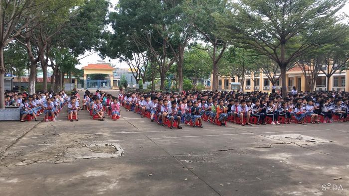 Hình ảnh ấn tượng về Trường Tiểu học Tân Phú B