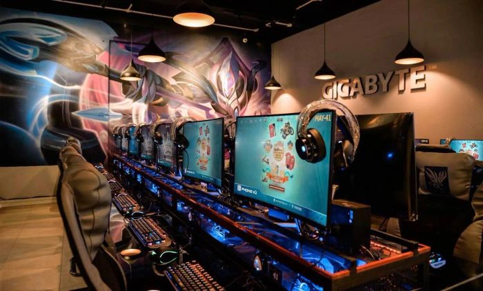 Không gian chơi game đẳng cấp tại Cyber VIN GAME