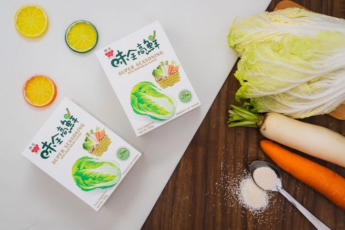 Hình ảnh chân thực Hạt Nêm Rau Củ Cao San chính hãng