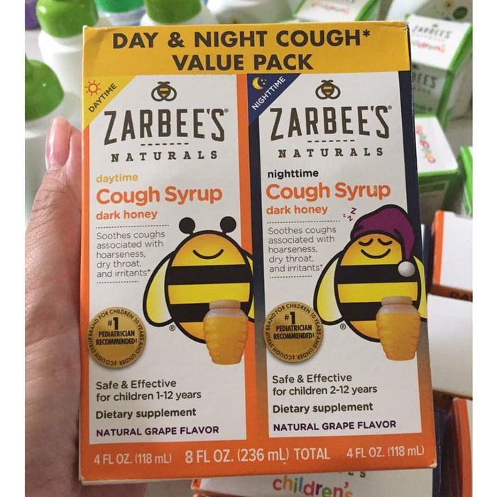 Siro trị ho ban đêm cho bé Zarbee’s Nighttime Complete ảnh 1