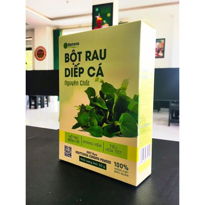 Hình ảnh bột diếp cá Behena - Tinh chất xanh tự nhiên nguyên bản