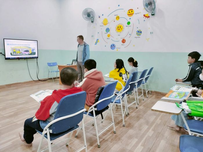 Hình ảnh không gian học tập tại Sky English