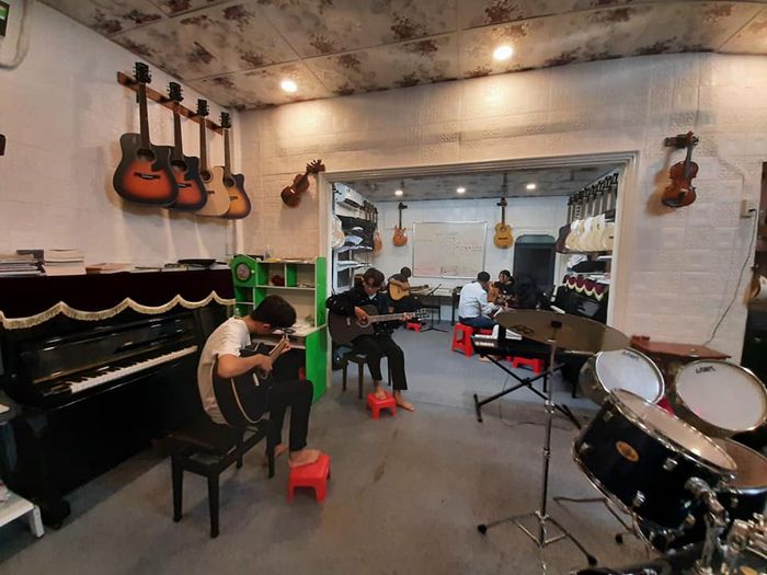 Không gian học tập đầy cảm hứng tại Mi Thăng Music School