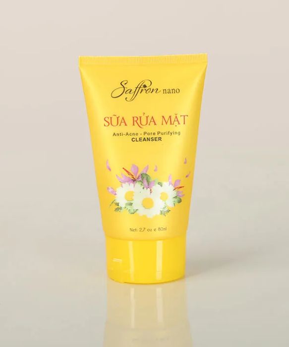 Hình ảnh thực tế Sữa Rửa Mặt Saffron Nano - Ảnh 2