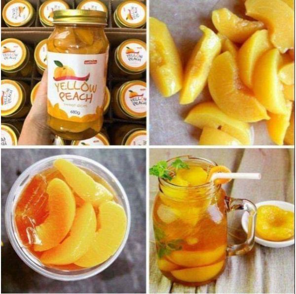 Hình ảnh đào ngâm Yellow Peach cao cấp (ảnh 1)