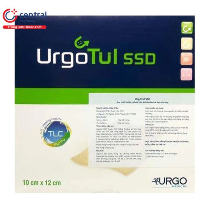 Hình ảnh thực tế băng dán Urgotul SSD - Giải pháp tối ưu cho vết loét