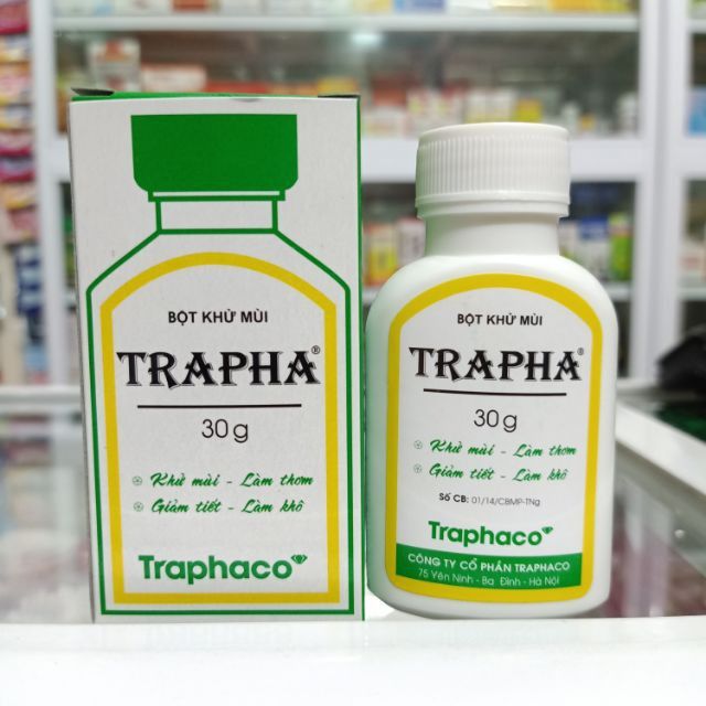 Hình ảnh thực tế Bột Khử Mùi Trapha