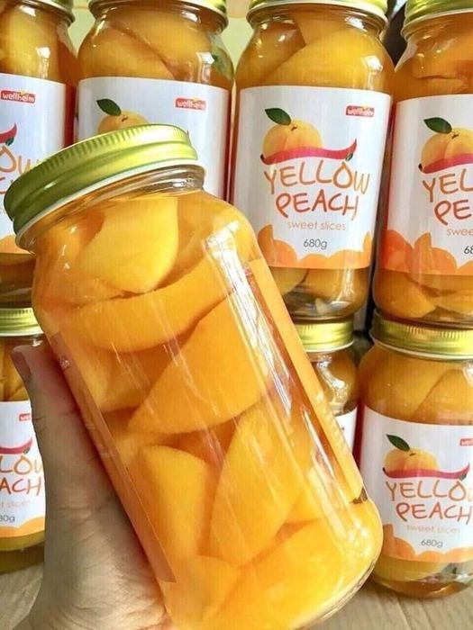 Hình ảnh đào ngâm Yellow Peach chính hãng (ảnh 2)
