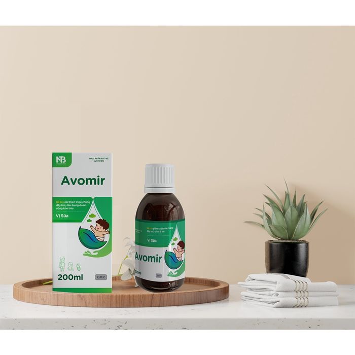 Bộ ảnh minh họa Siro Avomir - Người bạn đồng hành cùng mẹ chăm bé