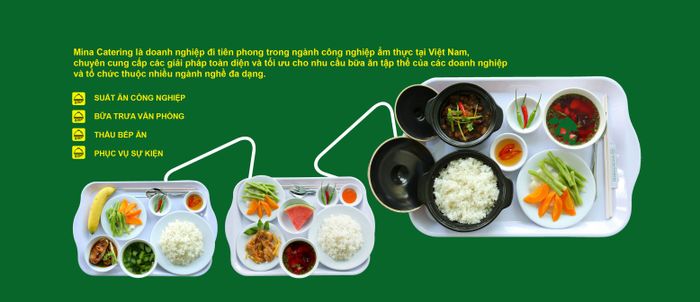 Hình ảnh nhà bếp đạt chuẩn HACCP của Minh Nam Catering