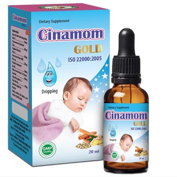 Hình ảnh minh họa Dung dịch Cinamom Gold - Giải pháp vàng cho hệ tiêu hóa trẻ em