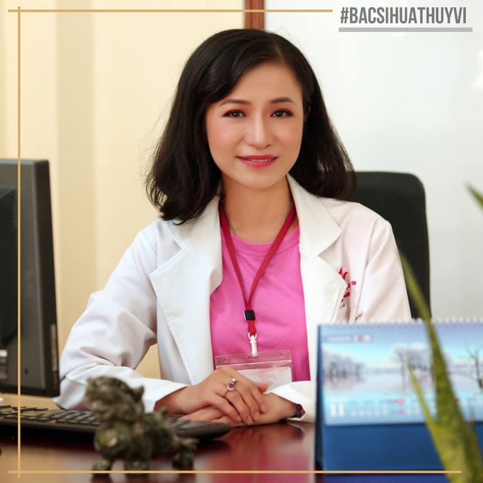 Hình ảnh ThS.BS Hứa Thúy Vi tại phòng khám