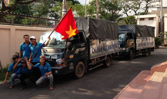 Hình ảnh đội xe taxi tải Thành Phương