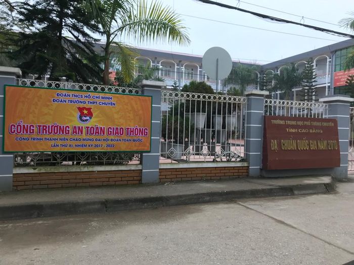 Hình ảnh ấn tượng Trường THPT Chuyên Cao Bằng - Không gian học tập hiện đại