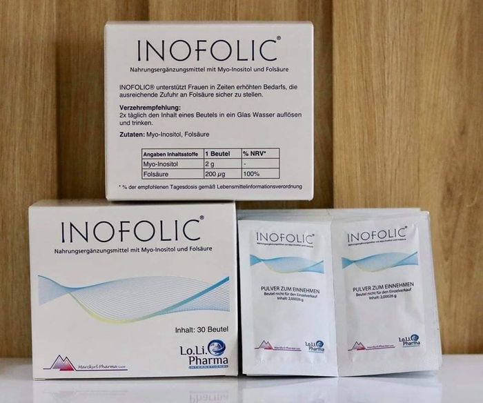 Bột uống Inofolic chính hãng Đức - Bao bì cao cấp ảnh 2