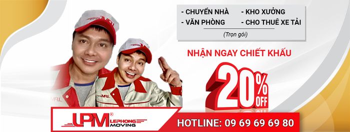 Hình ảnh đội xe vận tải LPM Moving