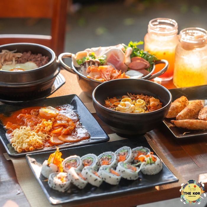 Hình ảnh các món ăn đặc trưng tại The KOR