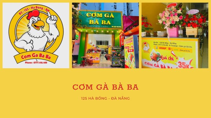 Cơm gà Bà Ba - Hương vị đậm chất quê hương