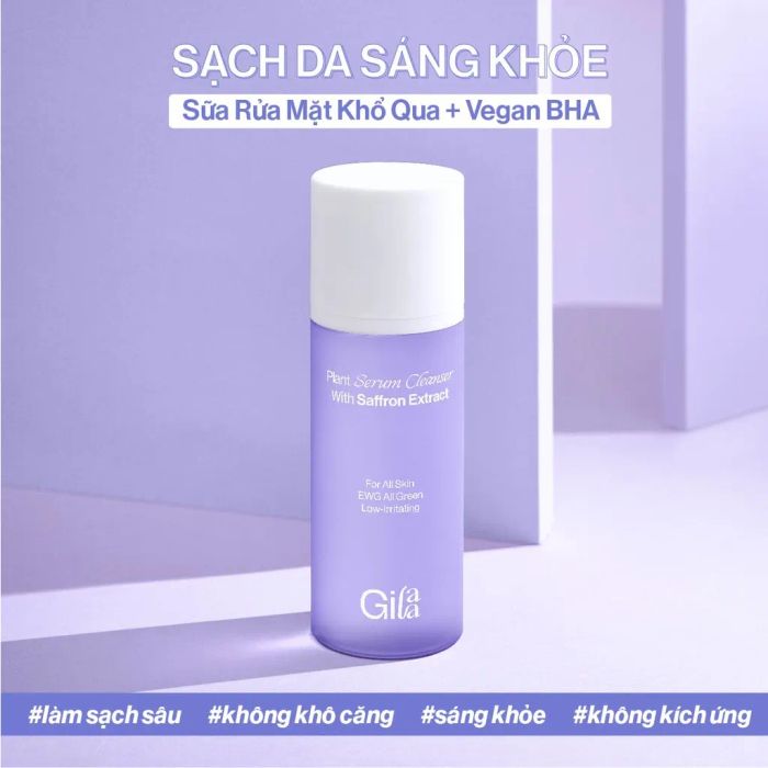 Sữa Rửa Mặt Gilaa Saffron - Bộ sưu tập hình ảnh chân thực về sản phẩm chăm sóc da đẳng cấp Hàn Quốc