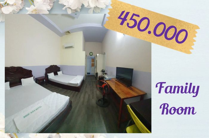 Không gian xanh mát tại Ngọc Hân Hotel