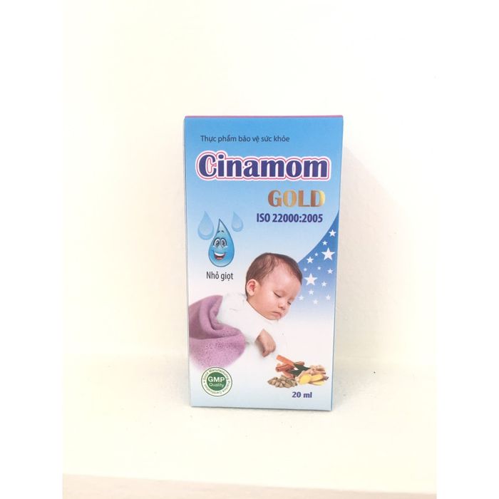 Hình ảnh thực tế Cinamom Gold - Dung dịch vàng cho trẻ nôn trớ