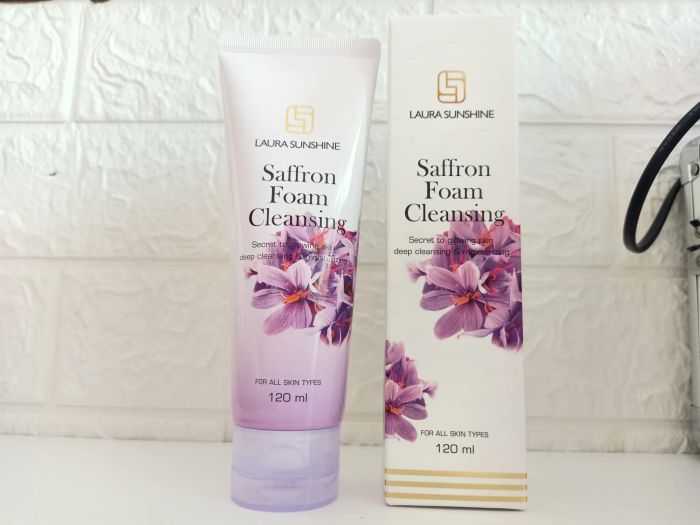 Hình ảnh thực tế Sữa Rửa Mặt Saffron Foam Cleansing - Ảnh 2