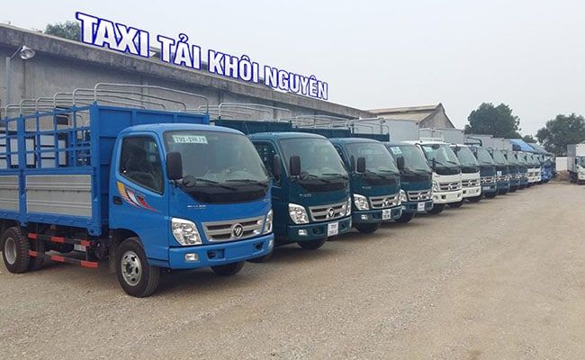 Hình ảnh đội xe taxi tải Khôi Nguyên