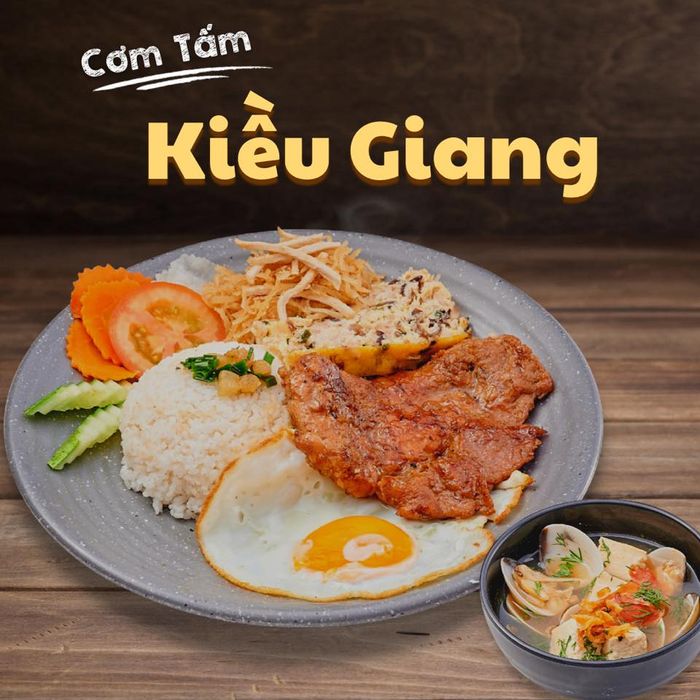 Không gian ấm cúng và tinh tế tại Cơm tấm Kiều Giang