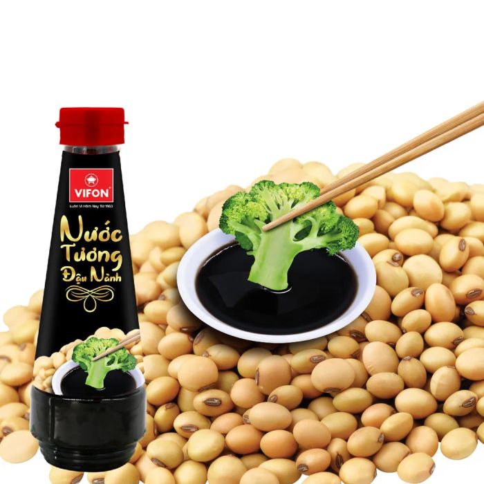 Hình ảnh chai nước tương VIFON chính hãng