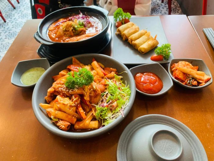 Hình ảnh các món ăn đặc trưng tại Gimji