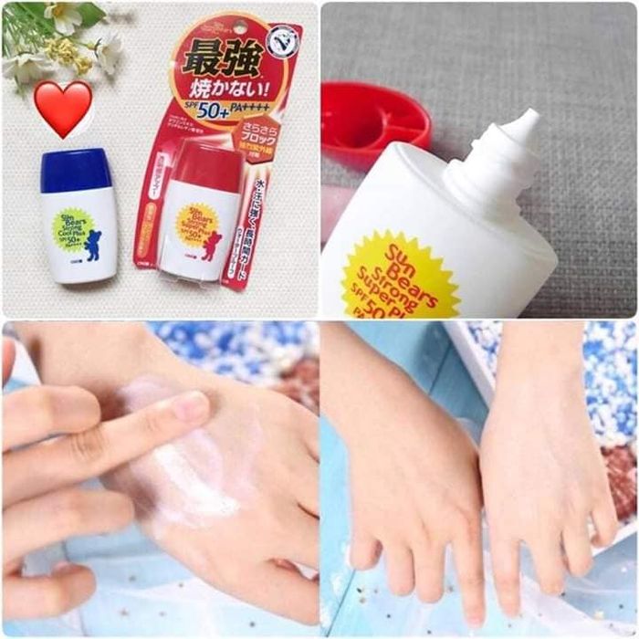 Hình ảnh thực tế kem chống nắng Omi Sun Bears Strong Plus (Ảnh 2)