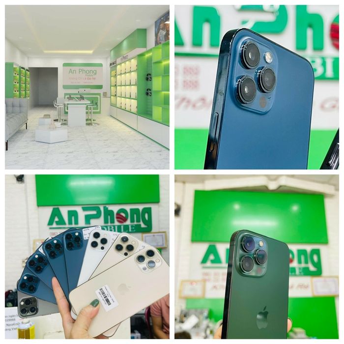 Không gian trưng bày hiện đại tại An Phong Mobile