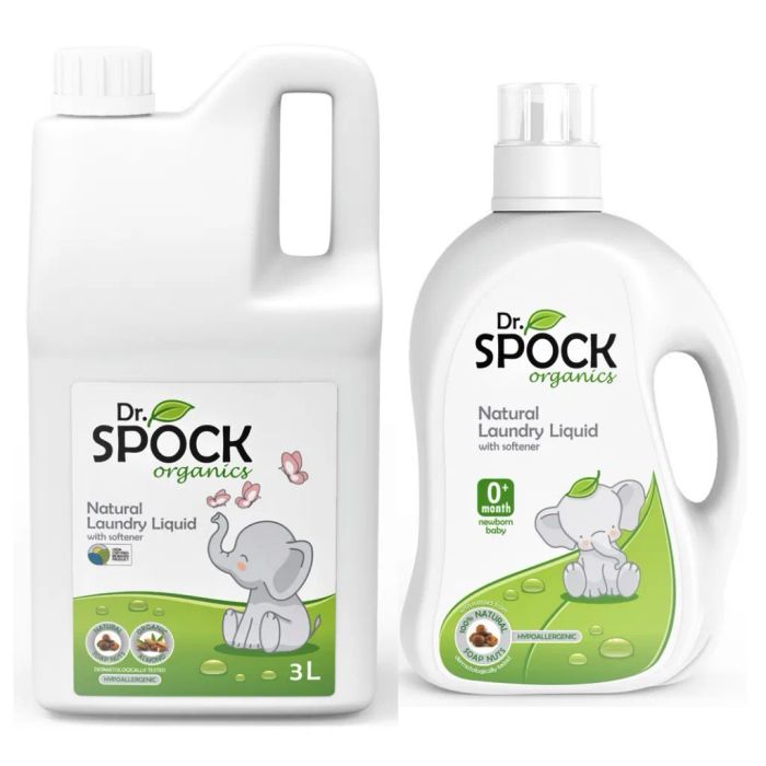 Hình ảnh minh họa nước giặt xả hữu cơ Dr. Spock Organics - Ảnh 2