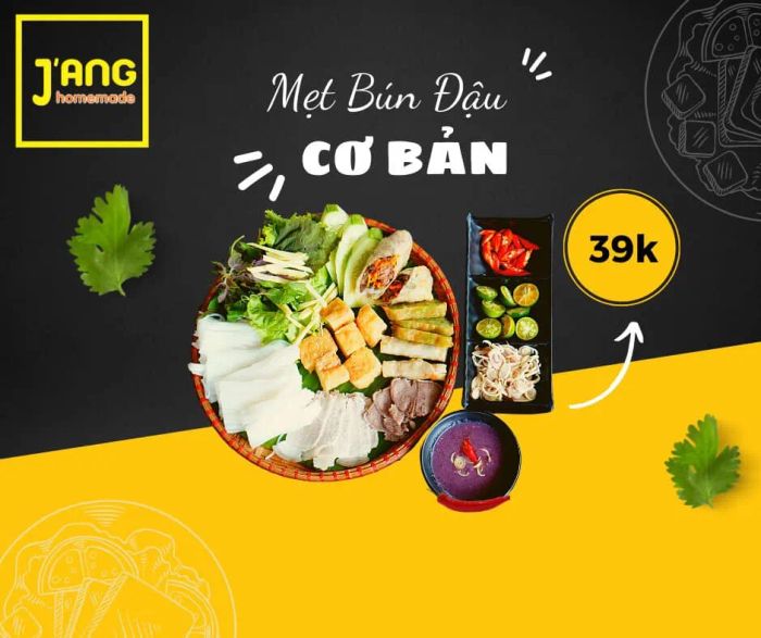 Không gian ấm cúng và món ngon đặc trưng tại J'ANG Homemade Phú Yên