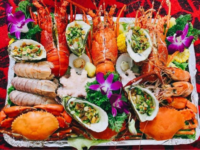 Hình ảnh không gian sang trọng tại Hệ Thống Hải Sản Tiên Phong