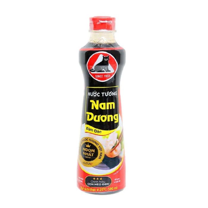 Hình ảnh chai nước tương Nam Dương phiên bản đặc biệt