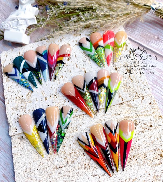 Chi Nail ảnh 1 - Những tác phẩm nail nghệ thuật đỉnh cao, kết tinh từ bàn tay tài hoa của Master Chi và học viên