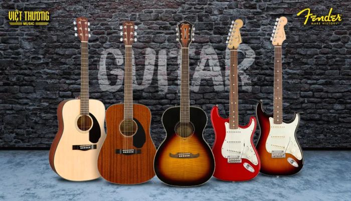 Những cây đàn guitar mang đậm phong cách và sự tinh tế của thương hiệu Fender ảnh 1