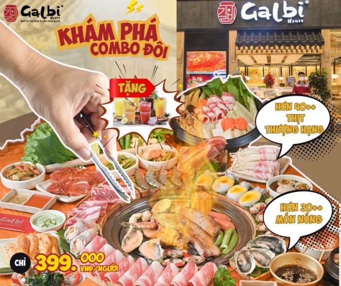 Hình ảnh các món nướng đặc trưng tại Galbi House