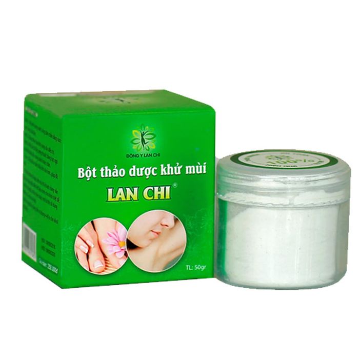 Hình ảnh chân thực Bột Thảo Dược Khử Mùi Lan Chi